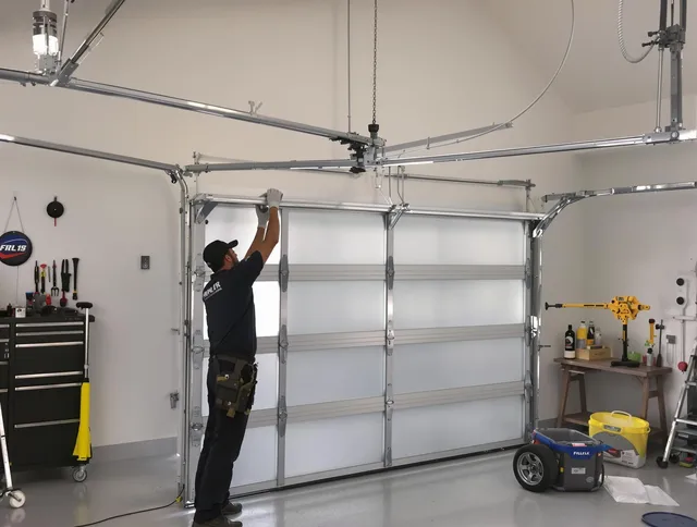 Bristol Garage Door Repair certified team performing precision garage door installation in Bristol