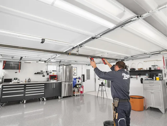 Overhead garage door repair service by Bristol Garage Door Repair in Bristol